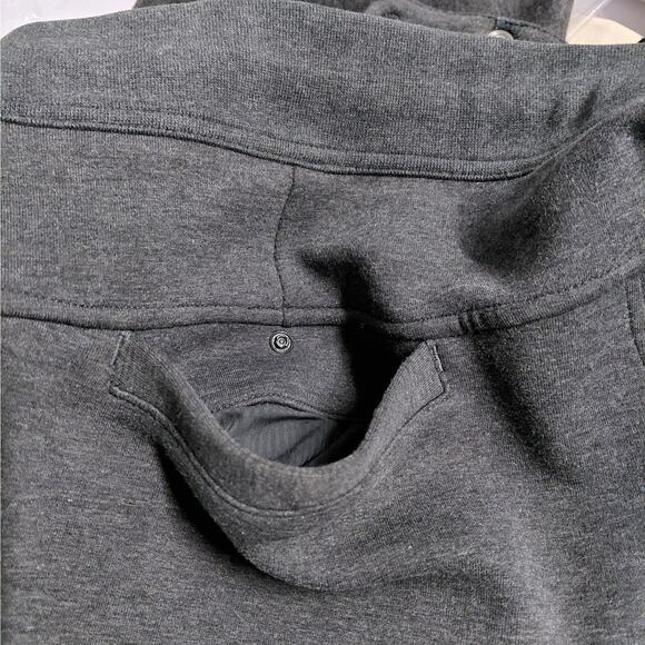 Lululemon Mens Pants Size 38 Gray Athleisure Jogger Style Performance Tech - Picture 8 of 10